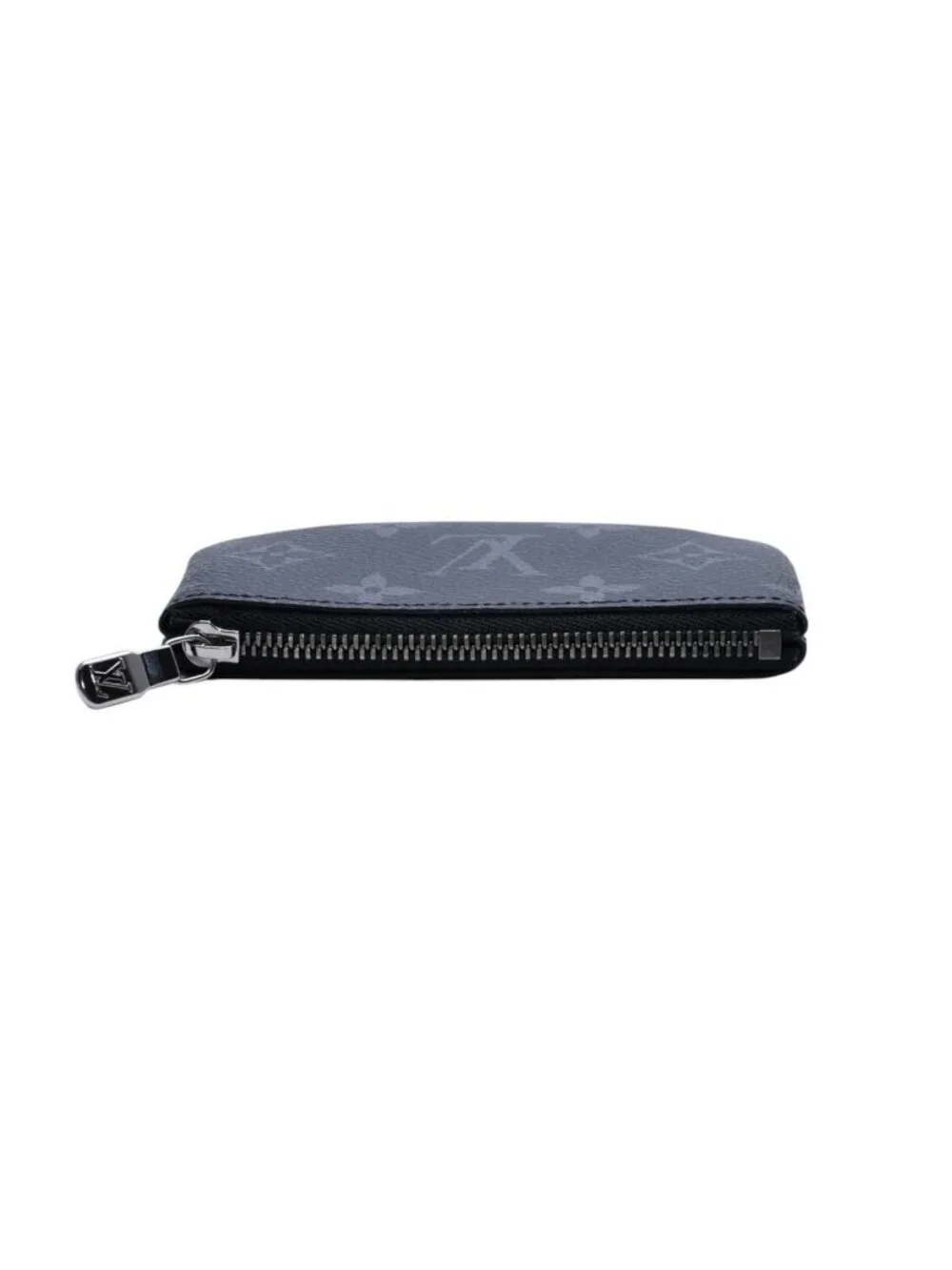 Louis Vuitton Pochette Cles Coin Purse Monogram Eclipse Black
